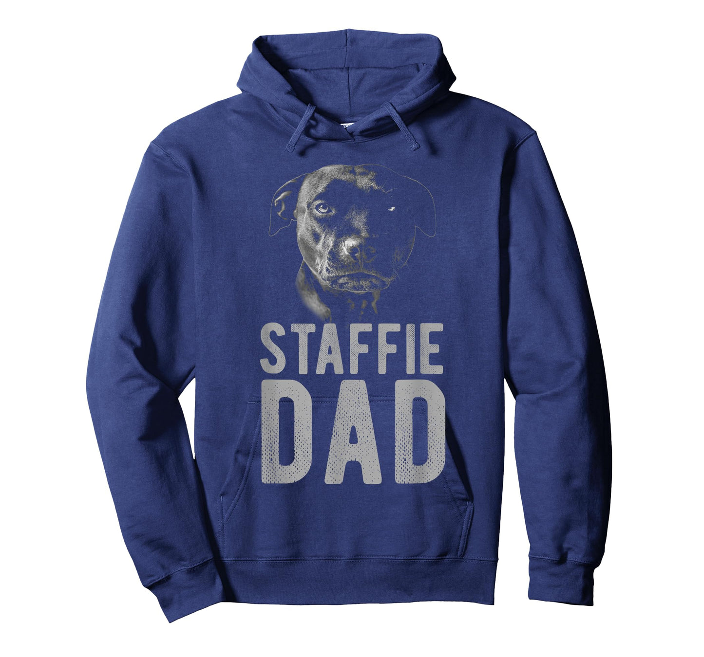 Staffordshire Bull Terrier in black for men - staffie dad T-Shirt