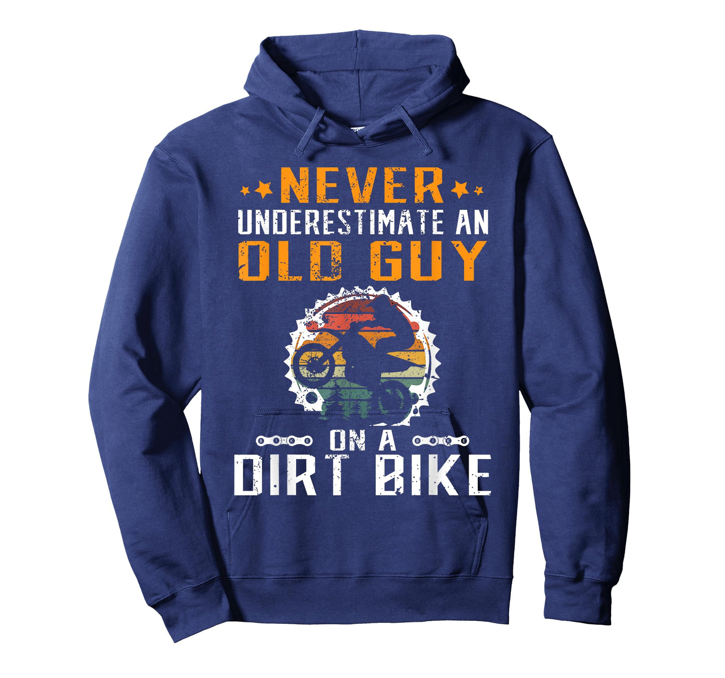 Never Underestimate an Old Guy on an Dirt Bike T-Shirt