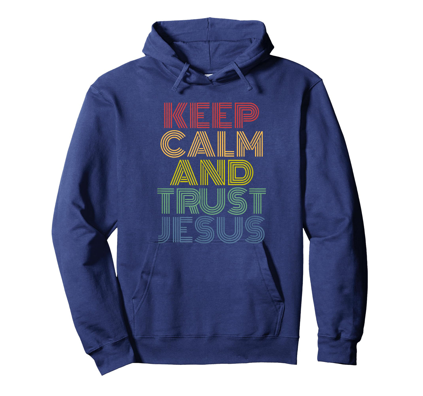 Keep Calm And Trust Jesus retro 70s vintage T-Shirt