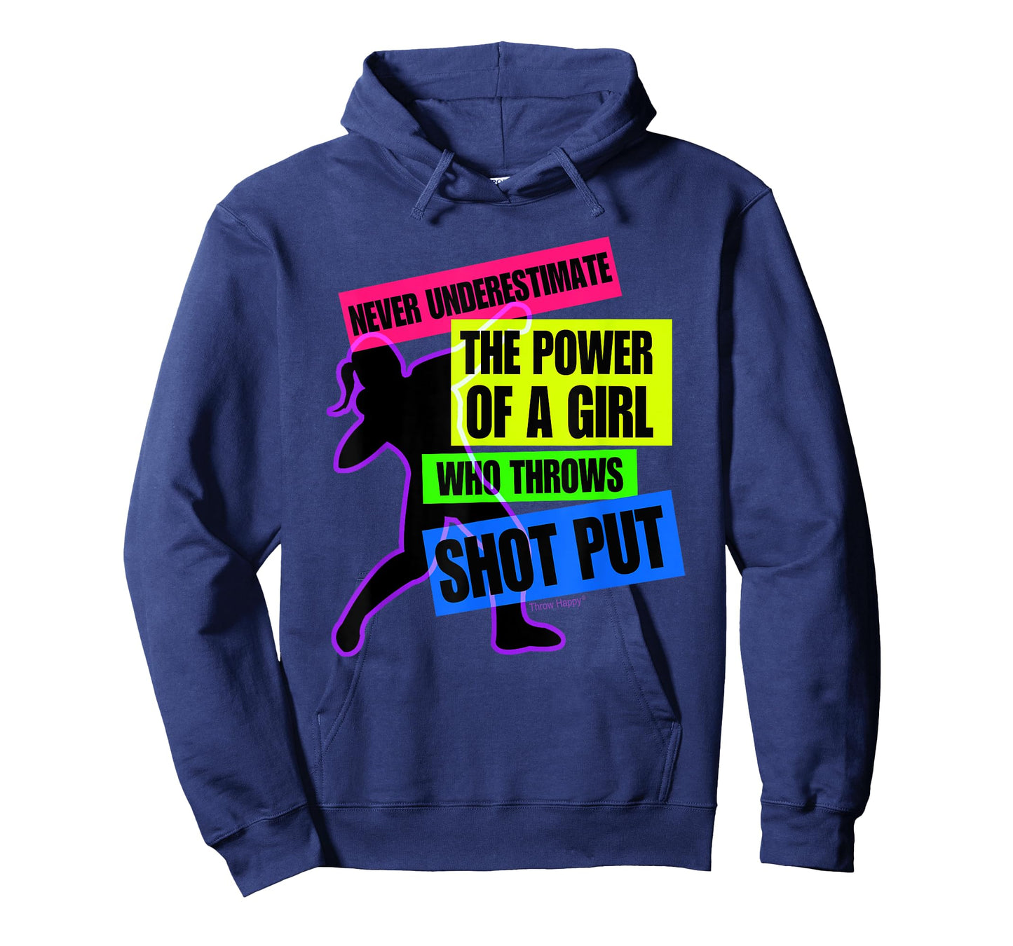 Track and Field Girl Power Shot Put Thrower T-Shirt T-Shirt