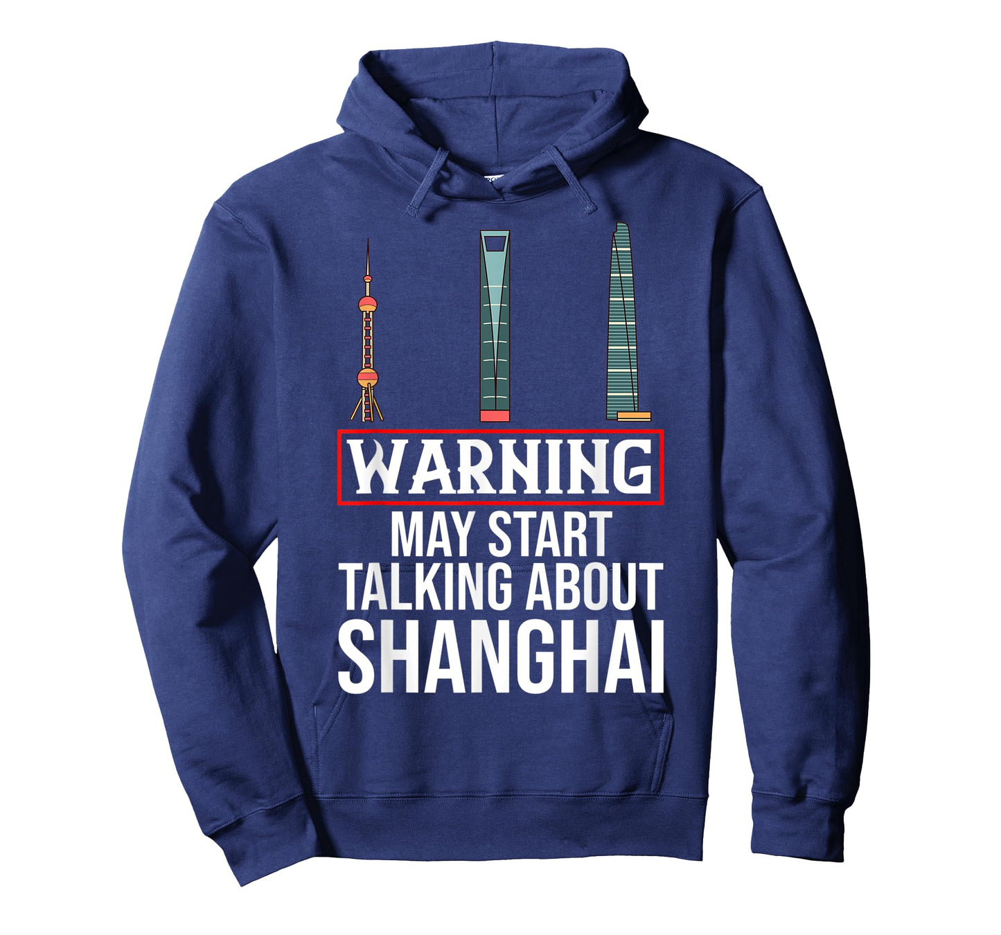 Shanghai China City Skyline Map T-Shirt