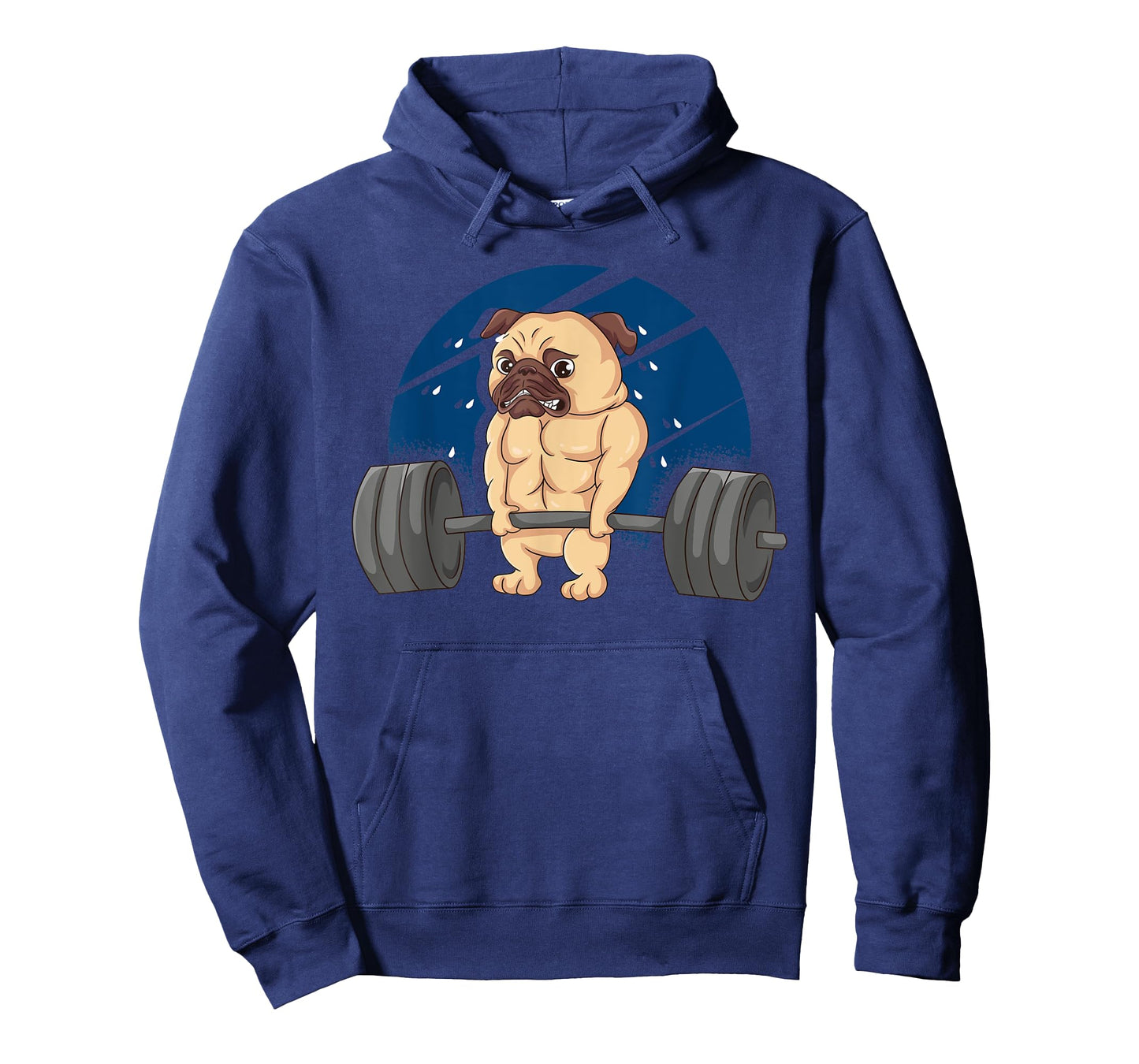 Pug Bodybuilding Bodybuilder Muscle Gym Workout Bulldog Dog T-Shirt
