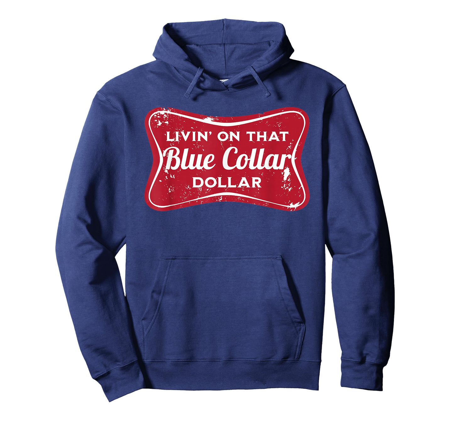 Living On That Blue Collar Dollar, Retro Country Rodeo T-Shirt