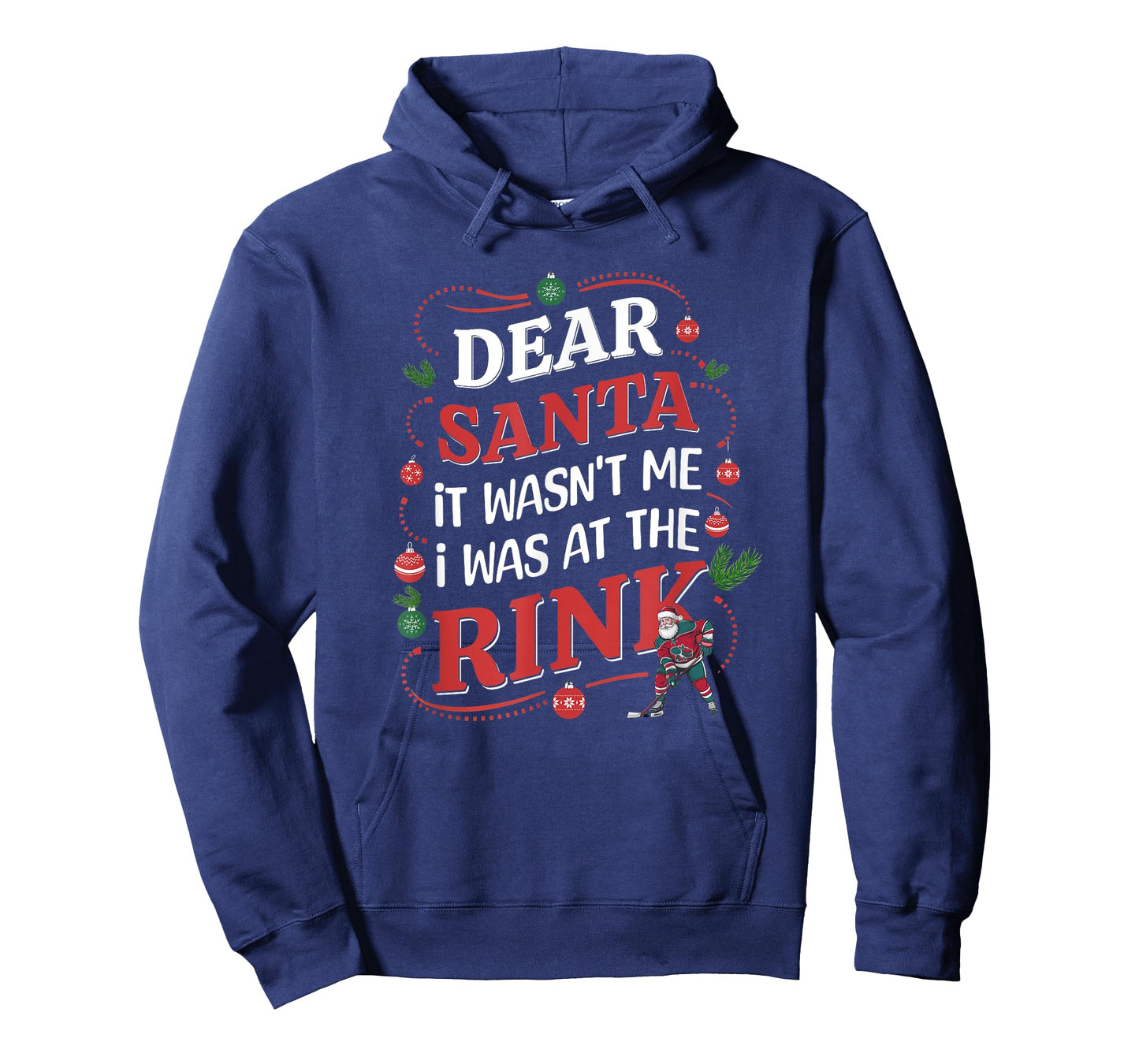 Dear Santa, it wasn't me I was at the rink funny hockey xmas T-Shirt