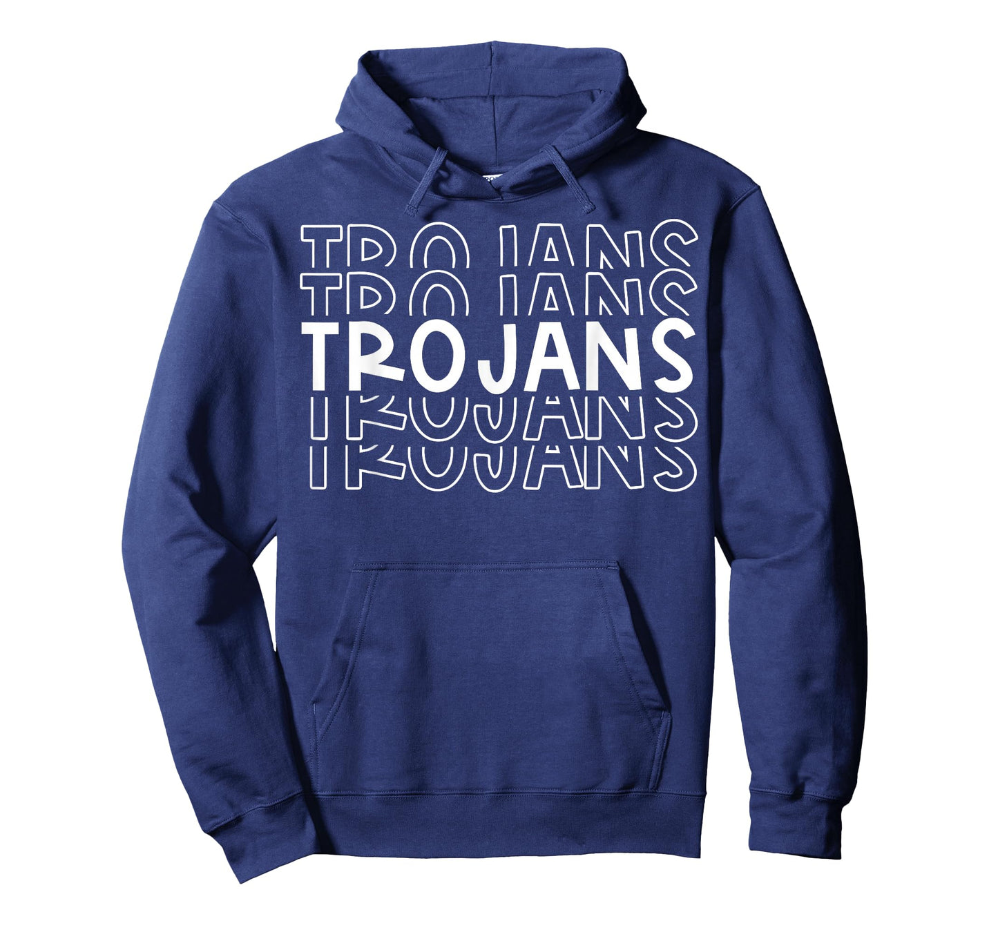 Trojans School Sports Team Mascot Town Go College Athlete T-Shirt
