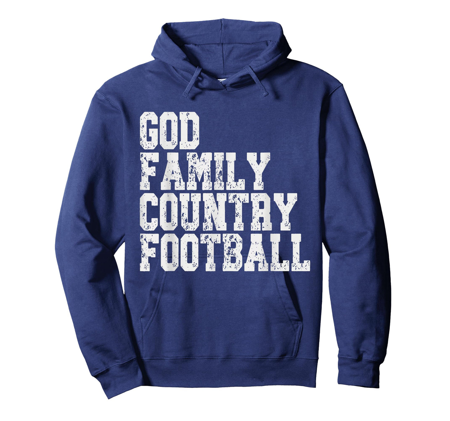 Vintage God Family Country Football for Men, Women, & Kids T-Shirt