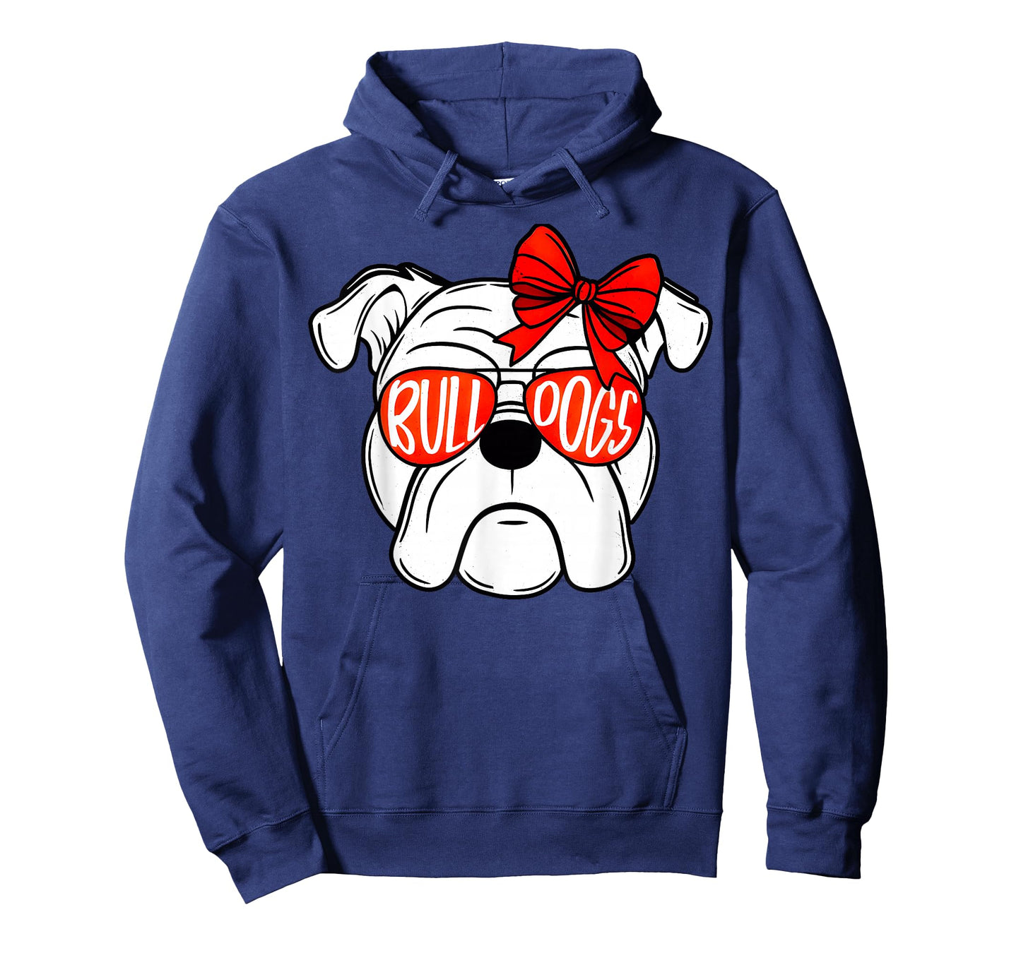 Retro Bulldog Sunglasses Cute Dog Gift for Men Women Kids T-Shirt