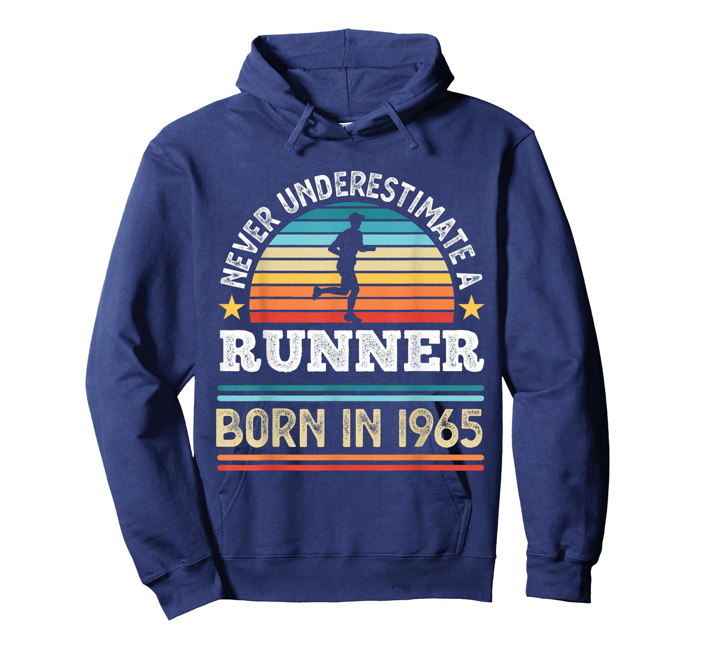 Runner born in 1965 60th Birthday Running Gifts Dad T-Shirt