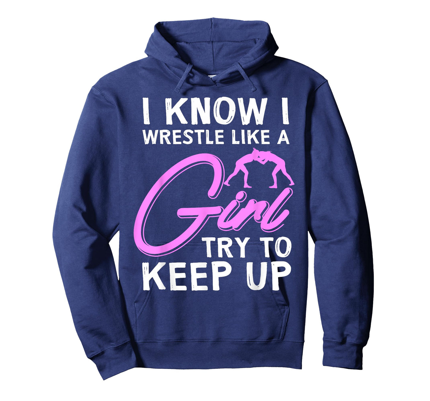 Funny Girl Wrestler Gift Cool Female Wrestling Lover Athlete T-Shirt