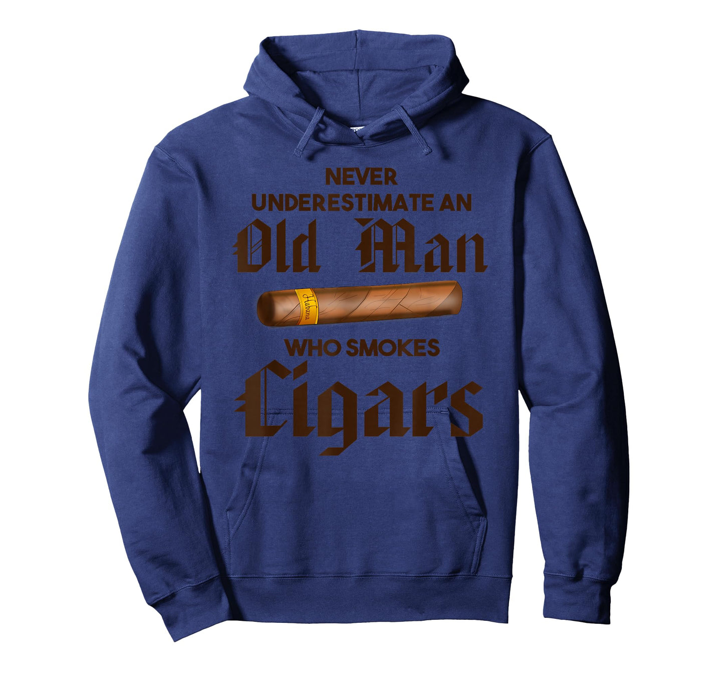 Never Underestimate Old Man Who Smokes Cigar T-Shirt