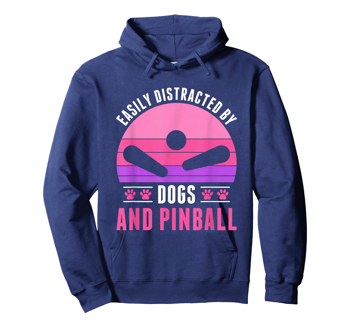 Easily Distracted by Pinball and Dogs Pinball Women Girls T-Shirt