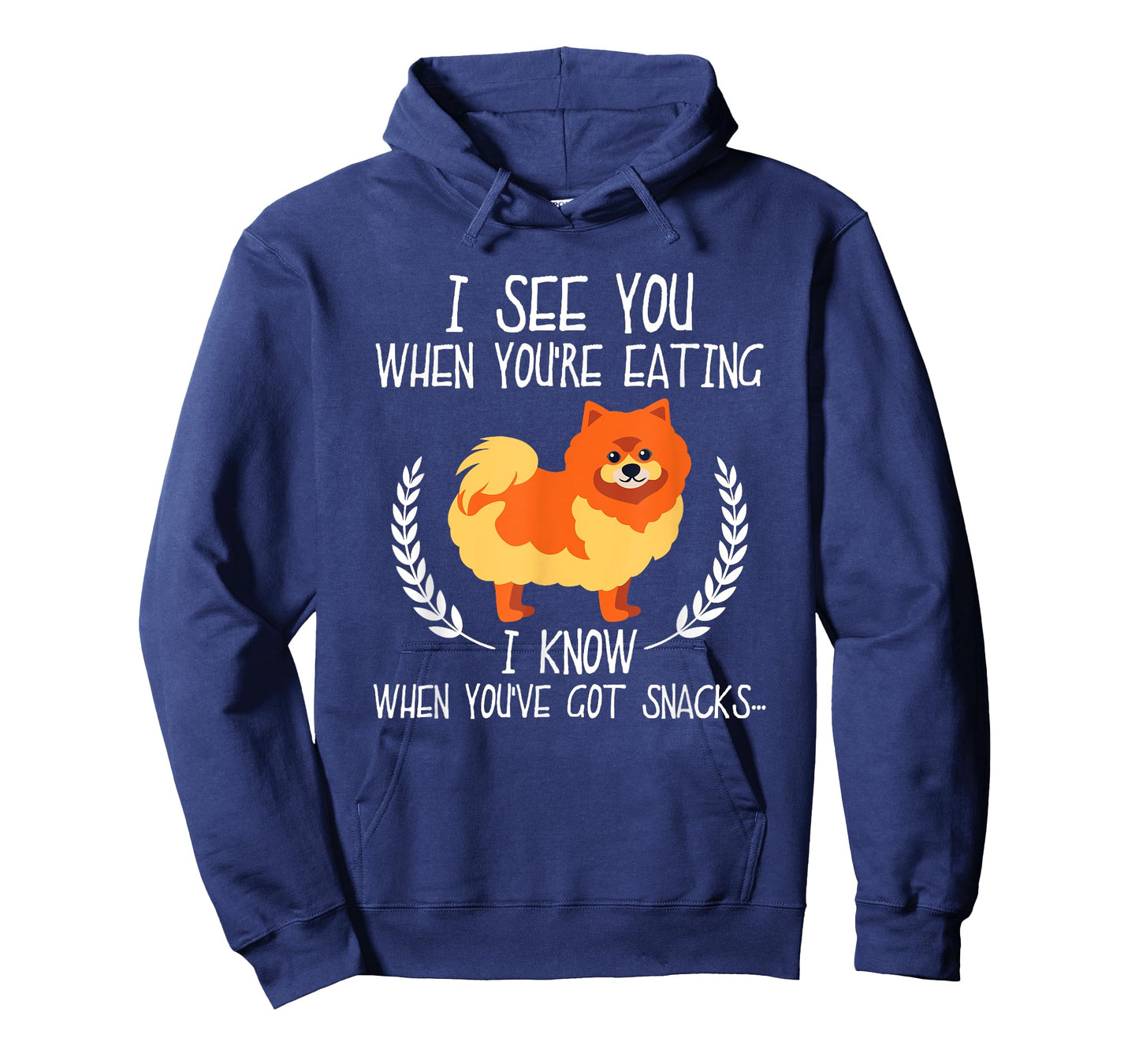 I See You When You're Eating Pomeranian Dog Owner Dog Lover Men Women Kids T-Shirt