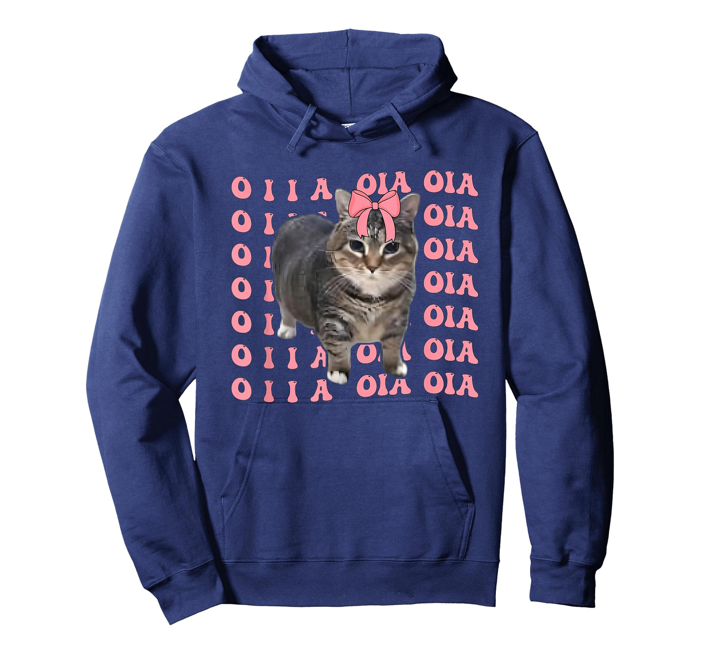 Oia Cat Meme Pink Bow Oiia Cat Coquett Bow Kawai Cat Lover T-Shirt