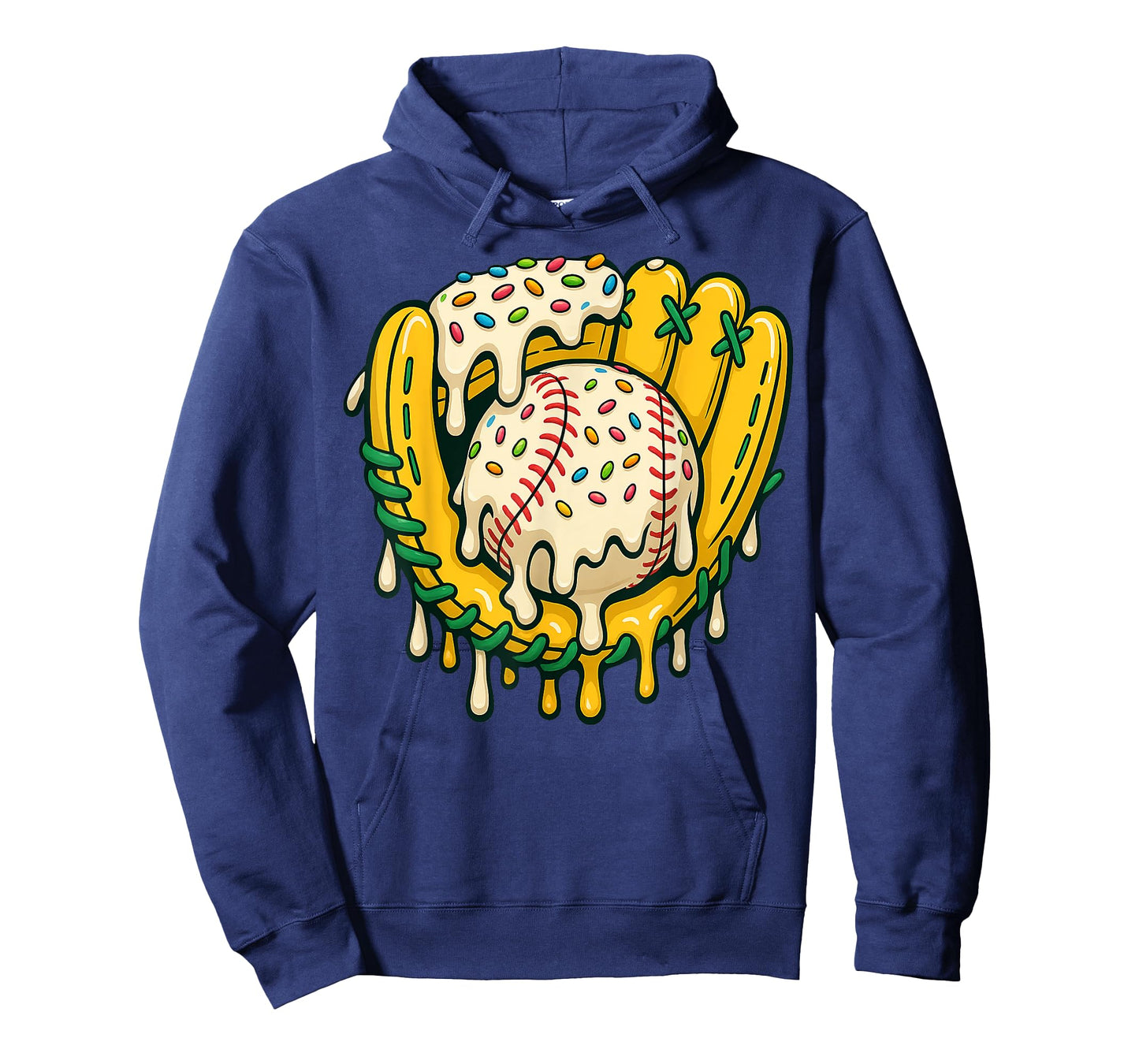 Baseball Drip Team for Boys and Girls Ice Cream Cool T-Shirt