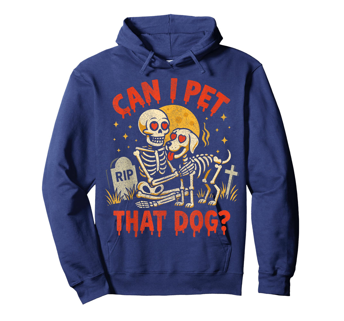 Can I Pet That Dog, Funny Skeleton Dog Lover Halloween Meme T-Shirt