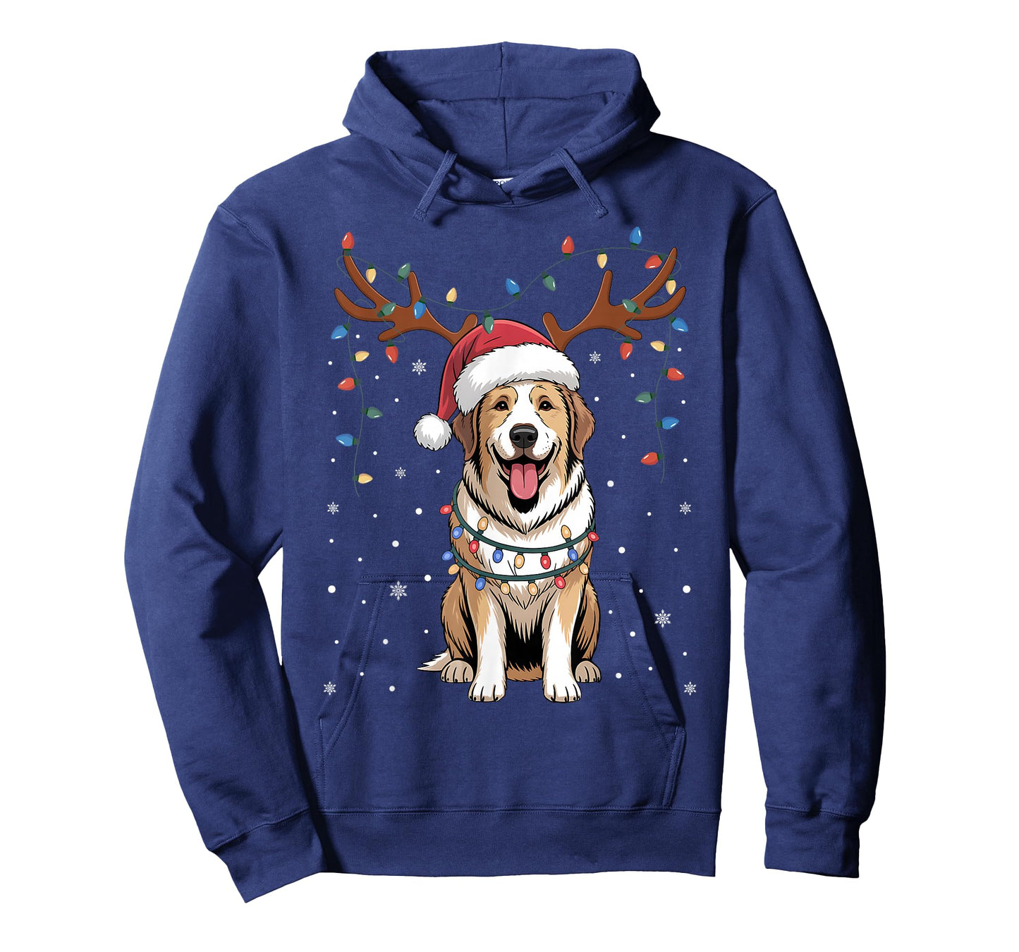 Christmas Great Pyrenees Dog Santa Reindeer Xmas Pet Dogs T-Shirt