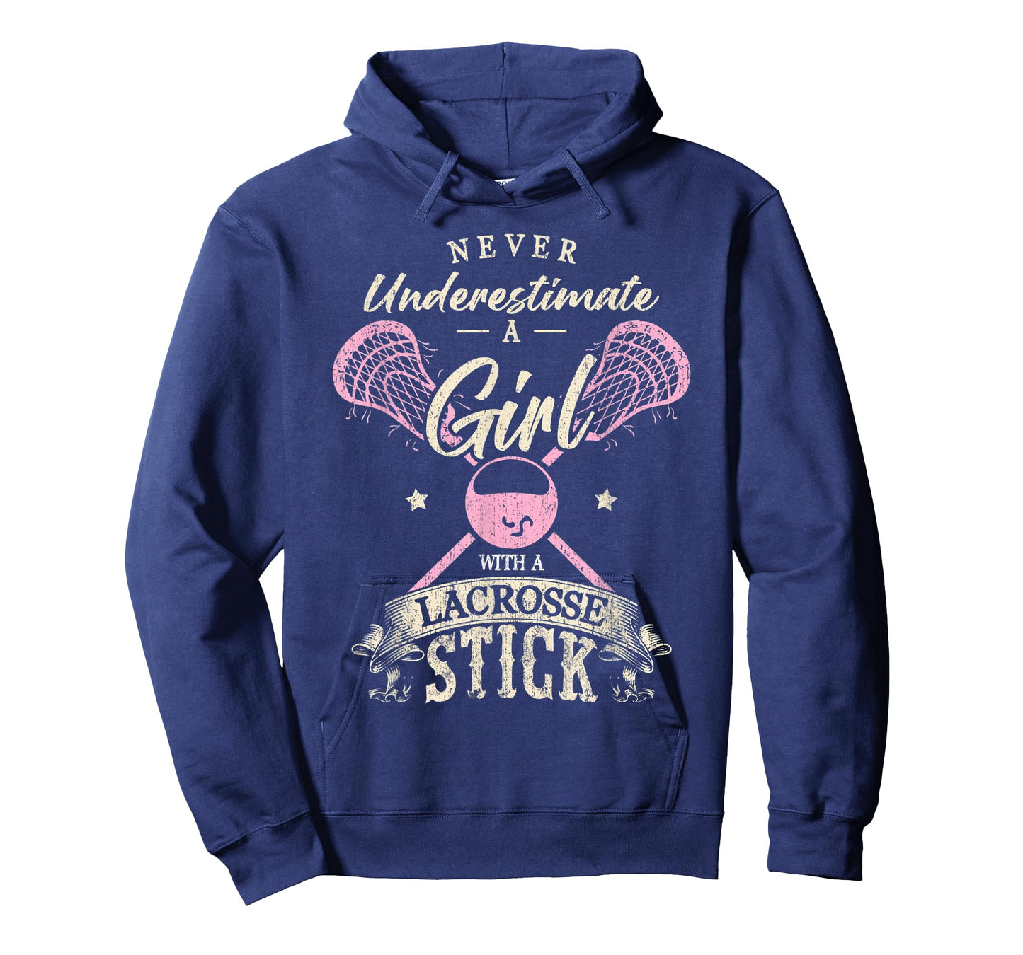 Never underestimate a girl with a Lacrosse stick T-Shirt