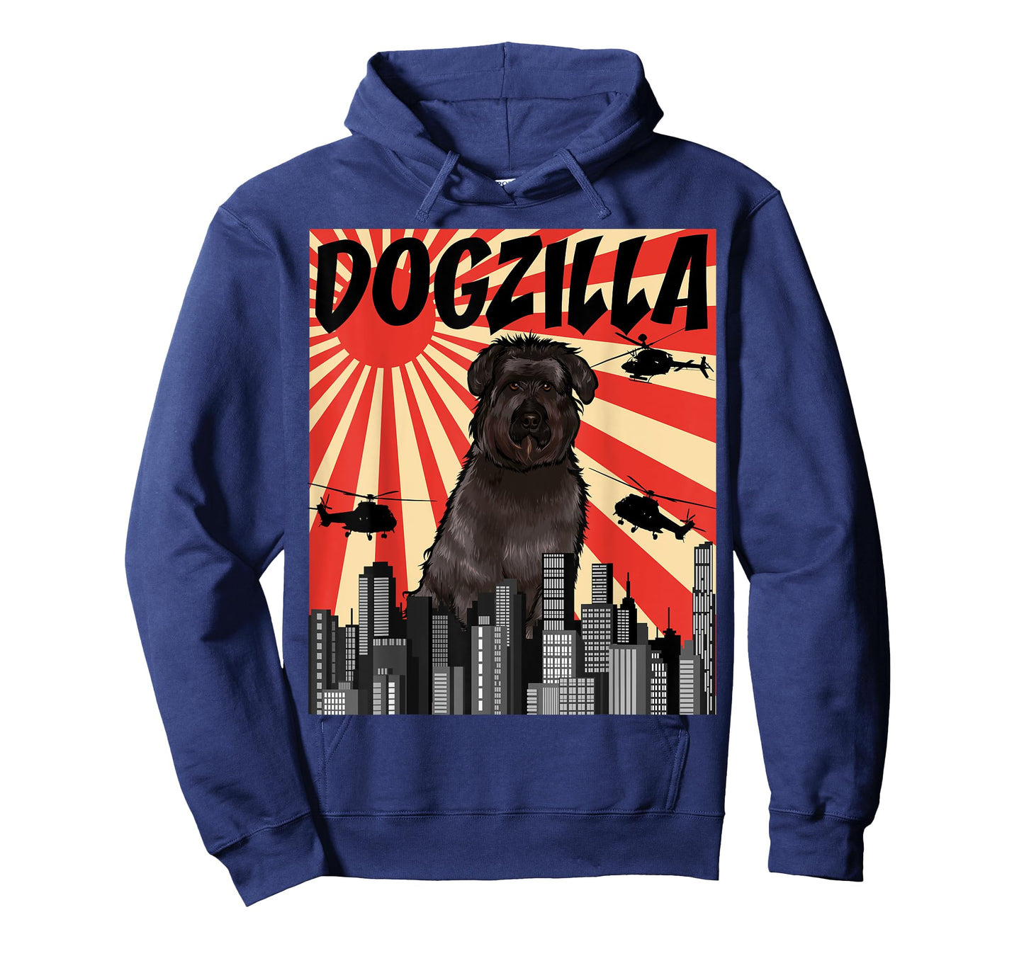 Funny Retro Japanese Dogzilla Bouvier des Flandres T-Shirt