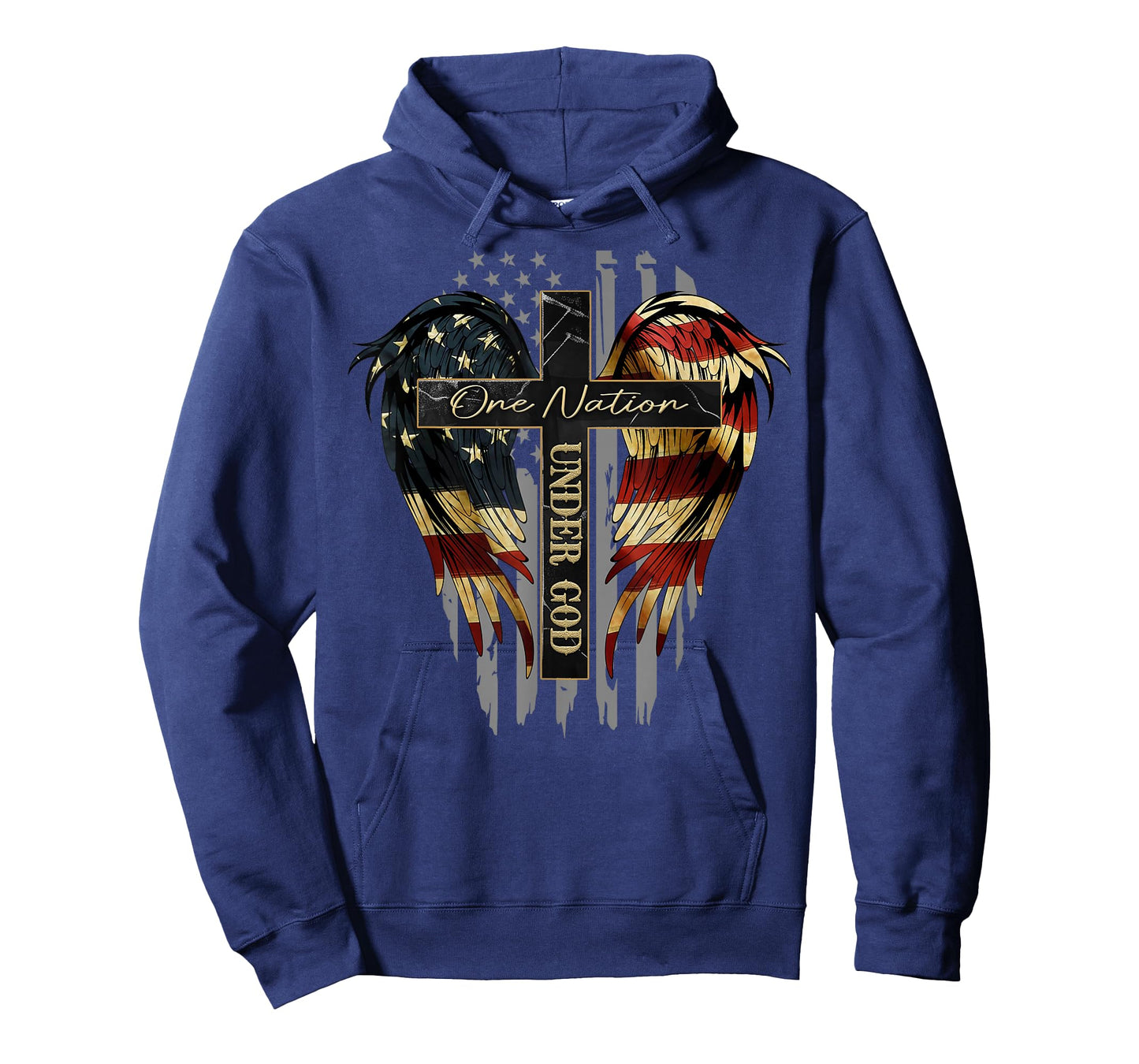 One Nation Under God Cross Wings – Patriotic Christian Gift T-Shirt