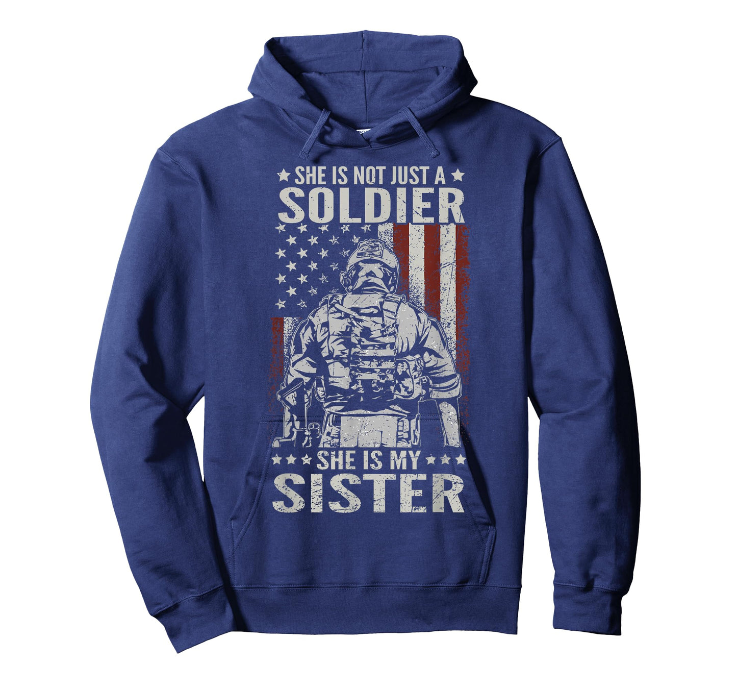 Not Just A Soldier She Is My Sister Female US Veteran T-Shirt