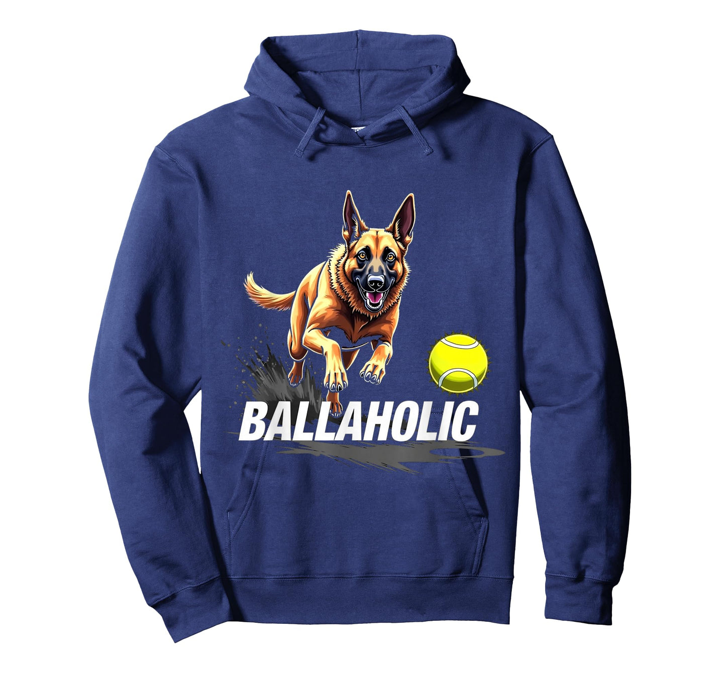 Funny Ballaholic Belgian Shepherd Dog Chasing Malinois Ball T-Shirt