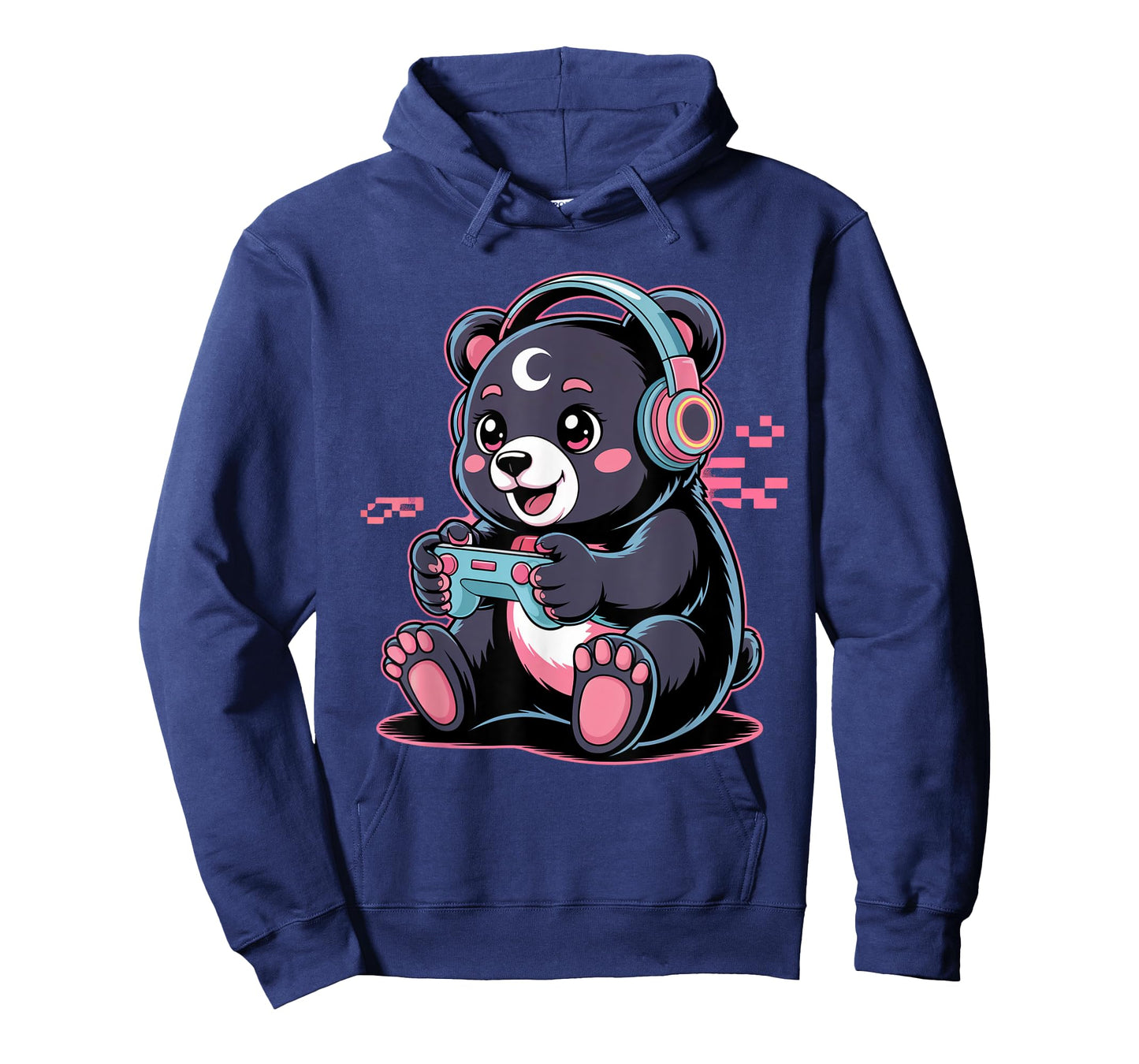 Gamer Bear Video Game Kawaii Goth Girl Clothes Pink Goth T-Shirt