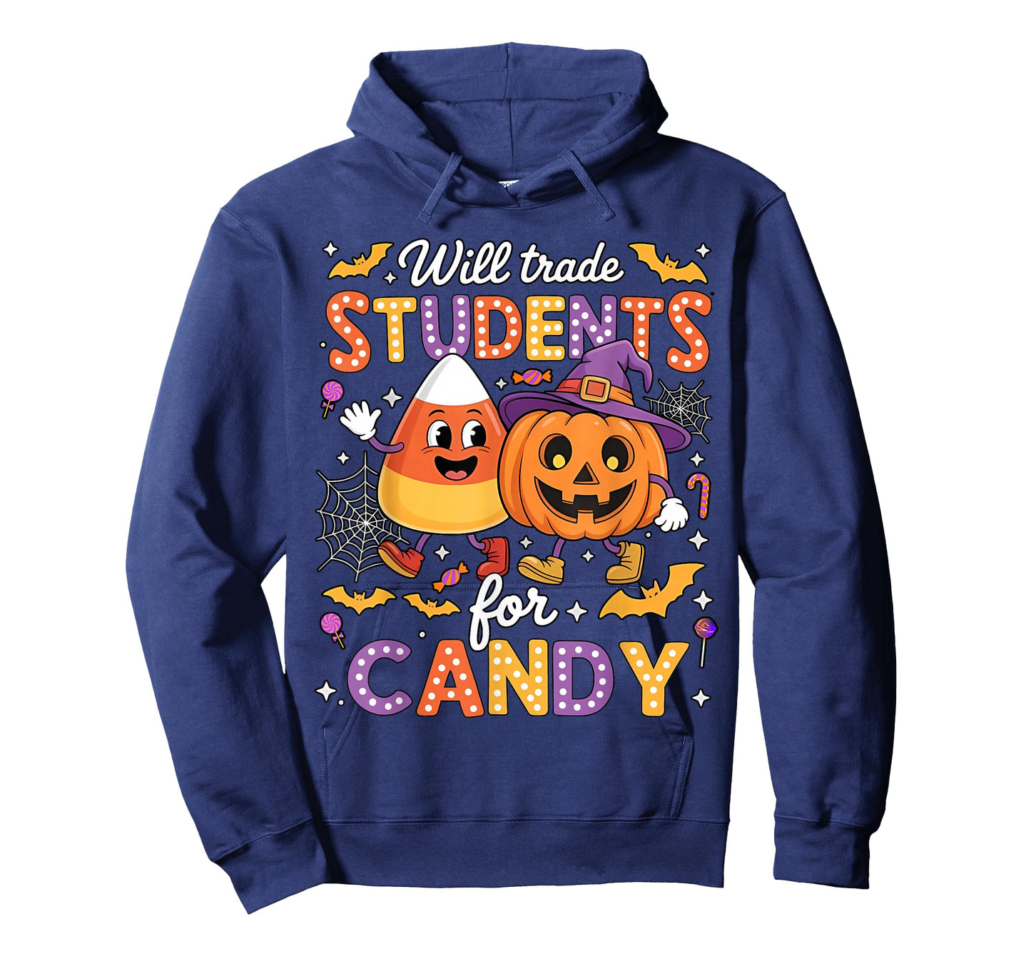 Will Trade Students for Candy Halloween Costume Teacher T-Shirt