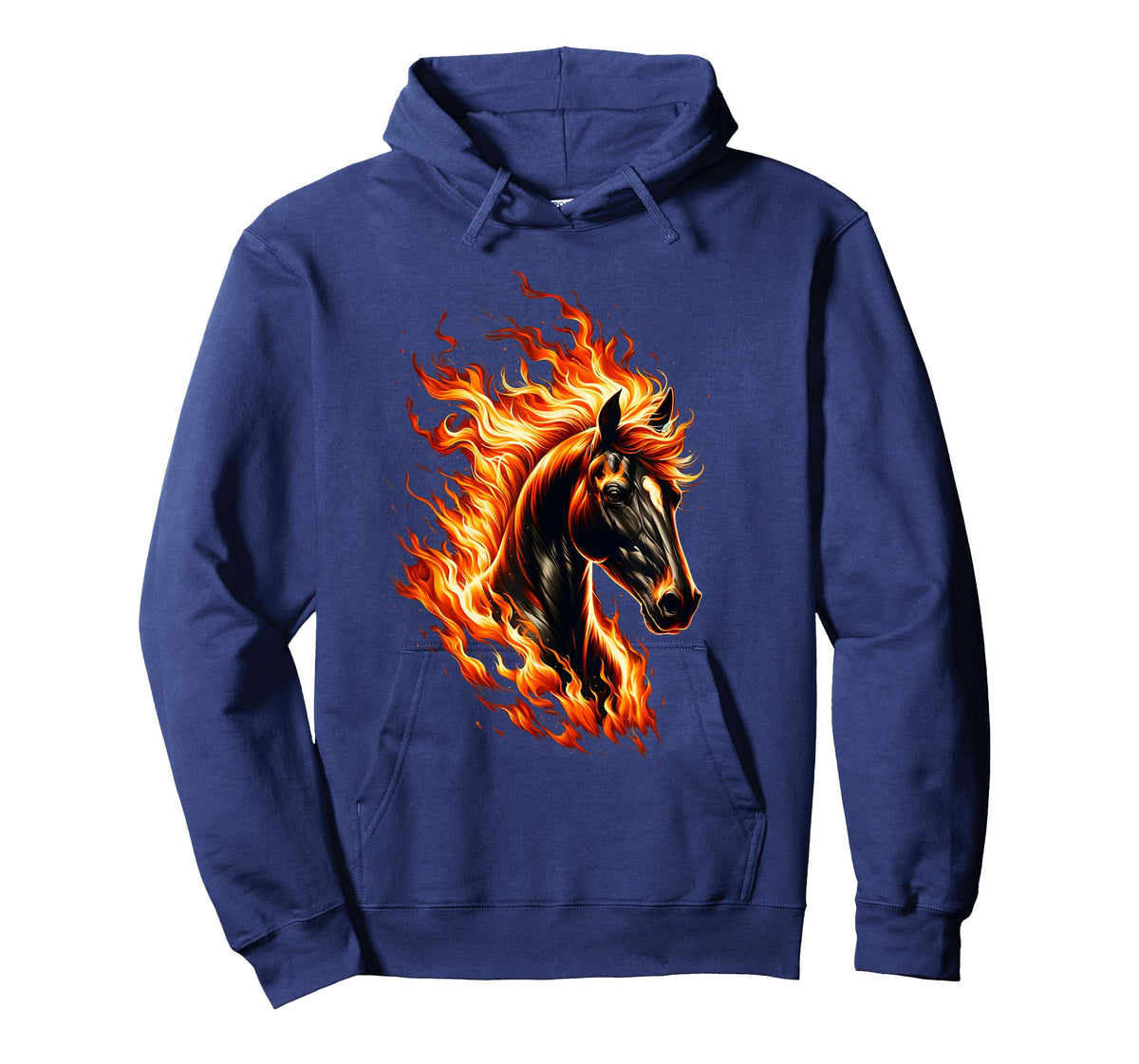 Funny burning horse outfit for horses flames lovers T-Shirt