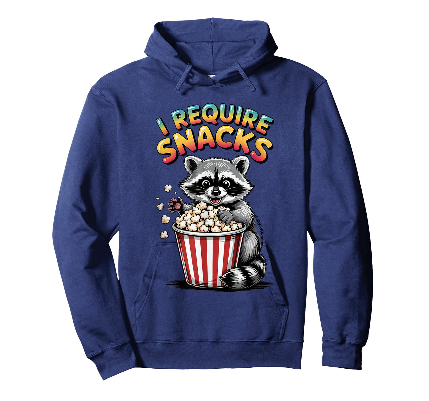 I Require Snacks Raccoon Shirt Funny Christmas Men Women T-Shirt