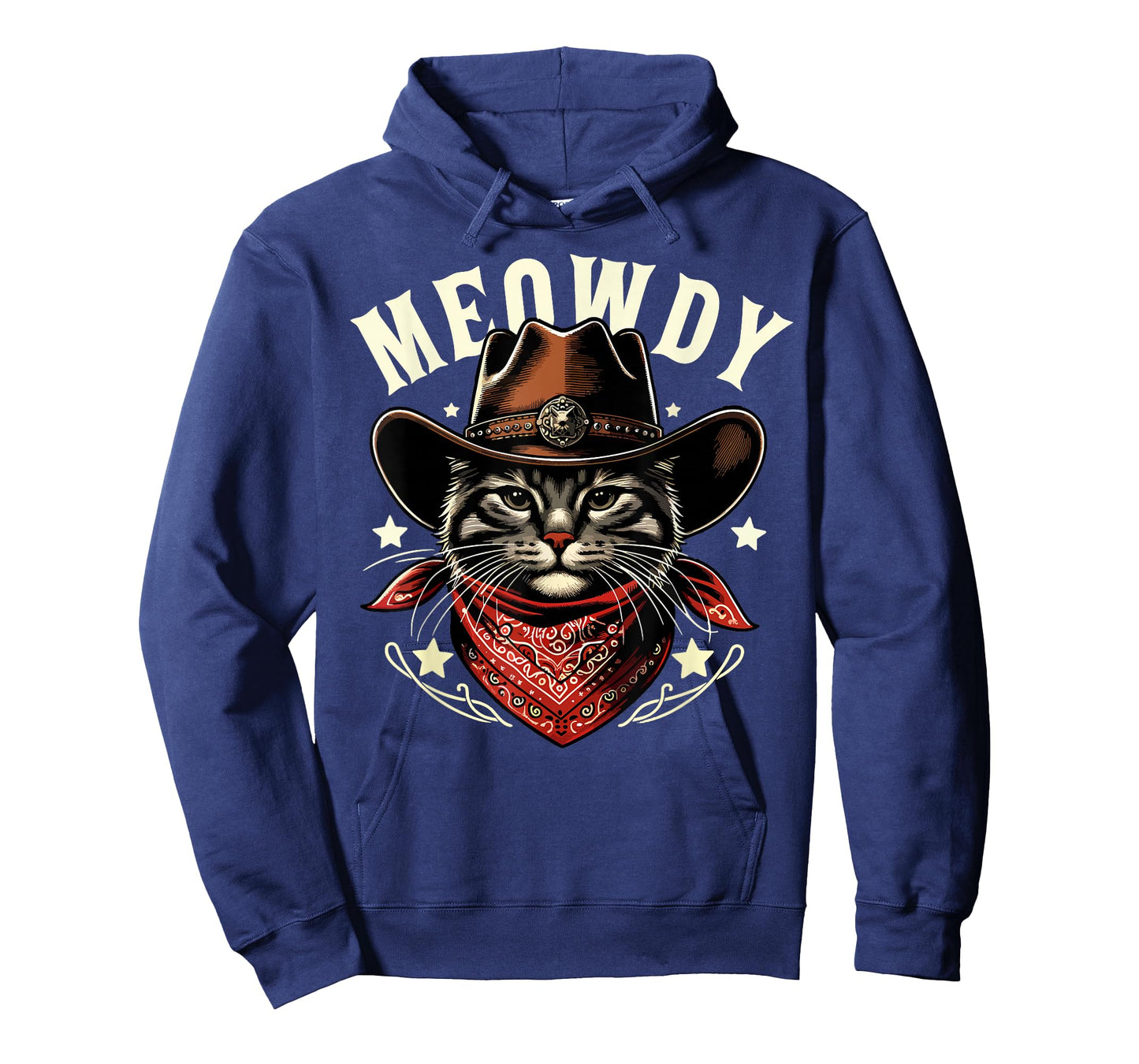 Cat Cowboy Funny Mashup Meowdy Western Country Music Cat T-Shirt
