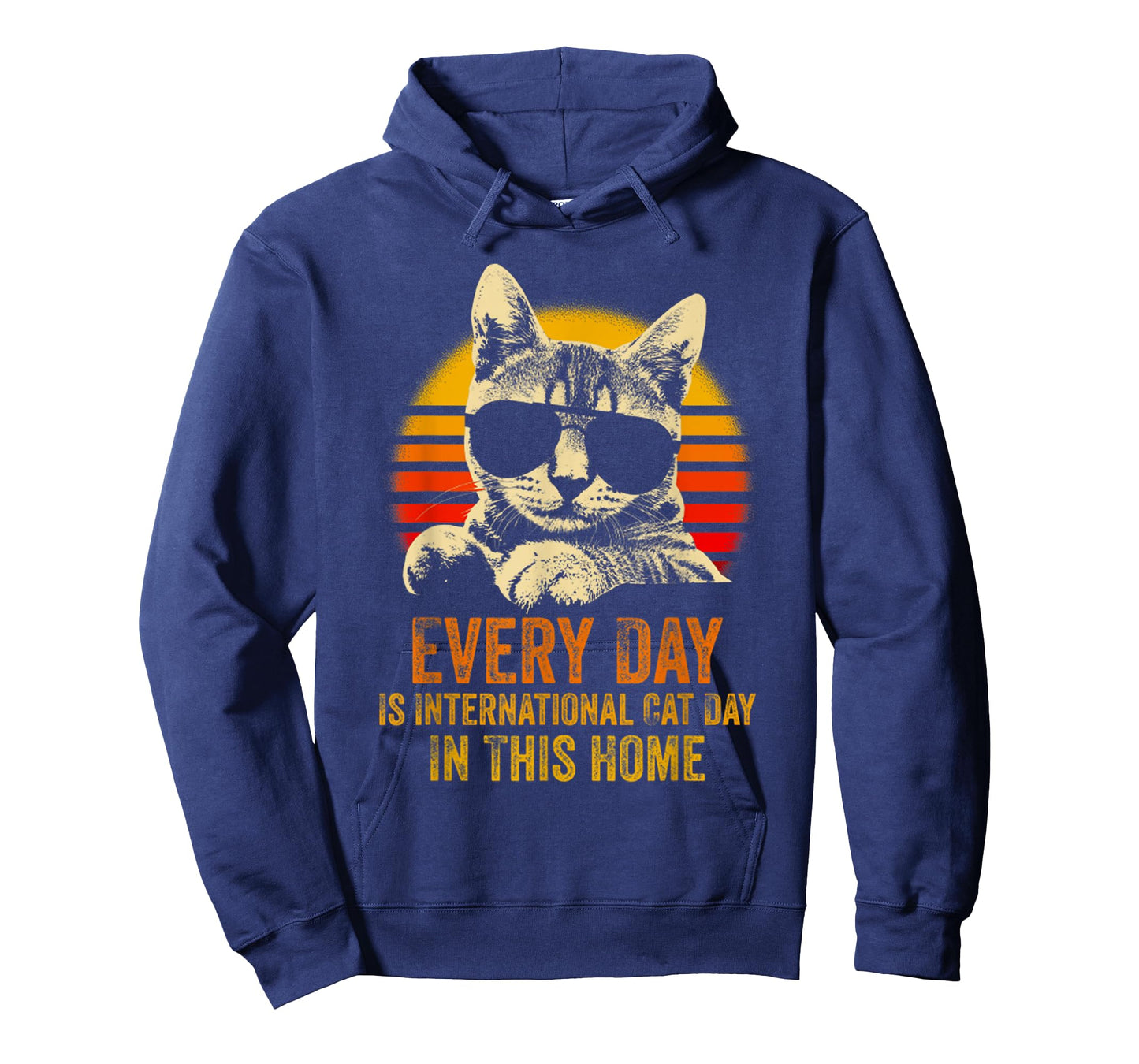 Every Day Is International Cat Day In This Home Meme Cat T-Shirt for Men Women