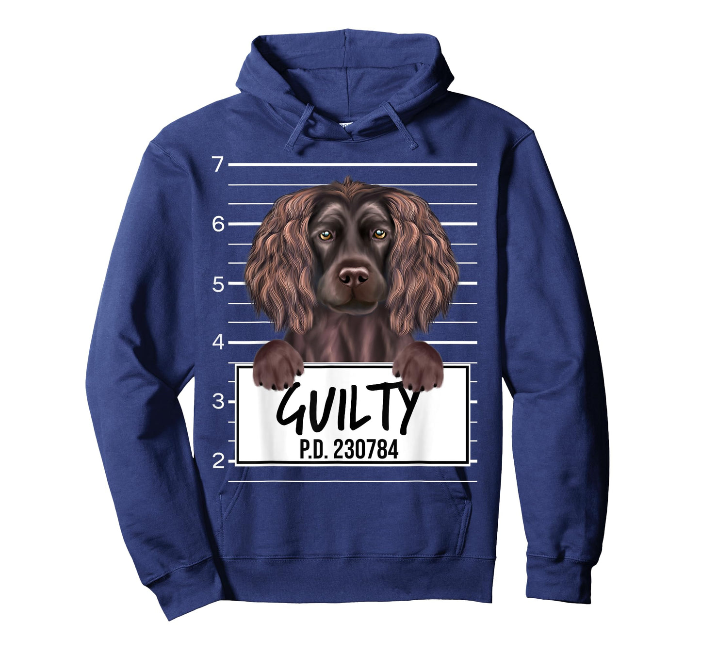 Funny Boykin Spaniel Mugshot Guilty Dog T-Shirt