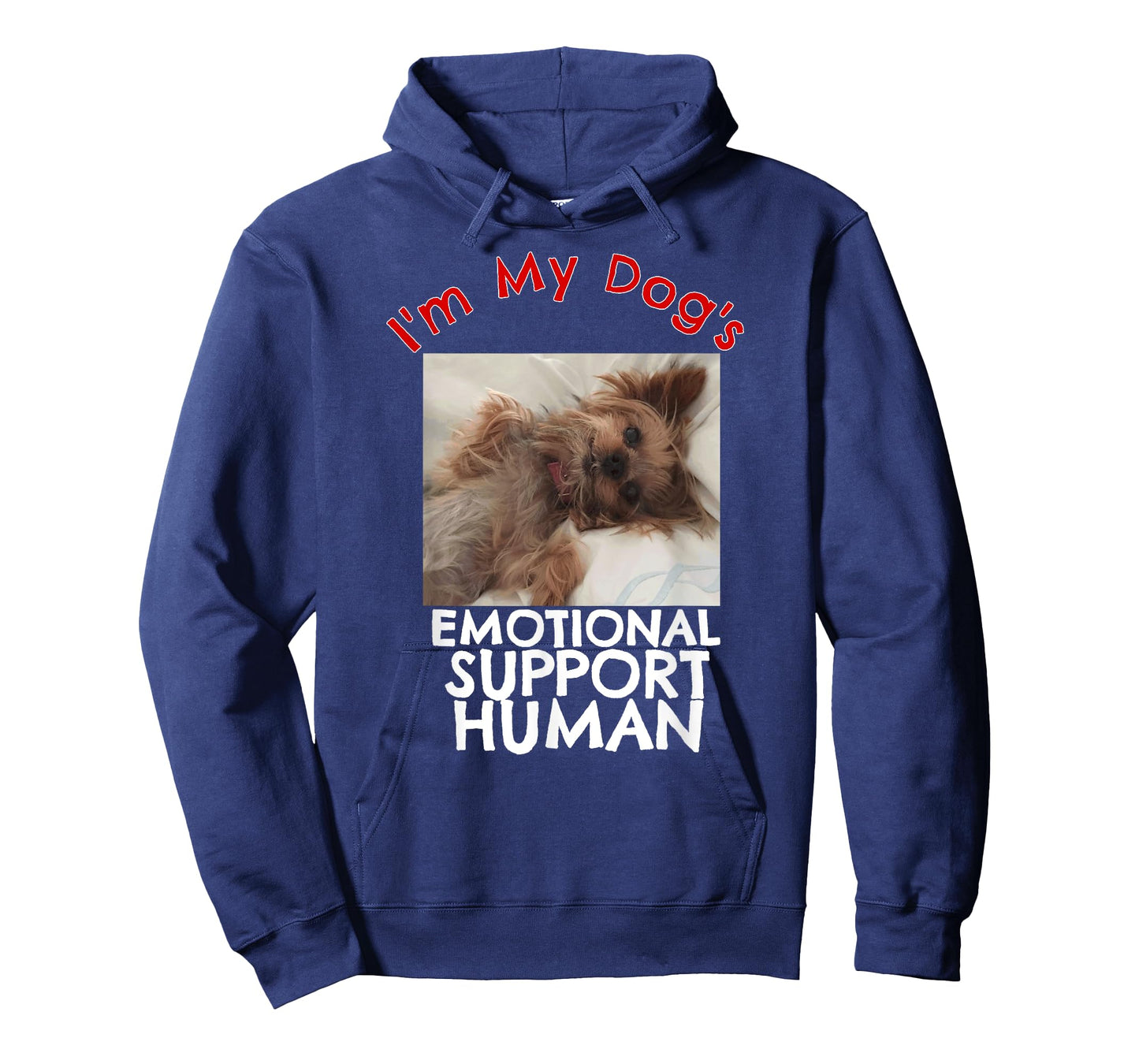 Yorkie Dog Emotional Support Human Funny Yorkshire T-Shirt