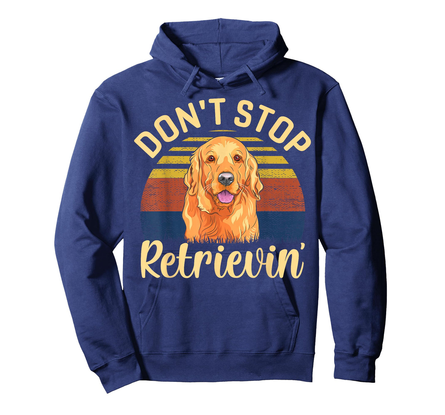 Don't stop retrieving, Cute golden dog Owner. T-Shirt