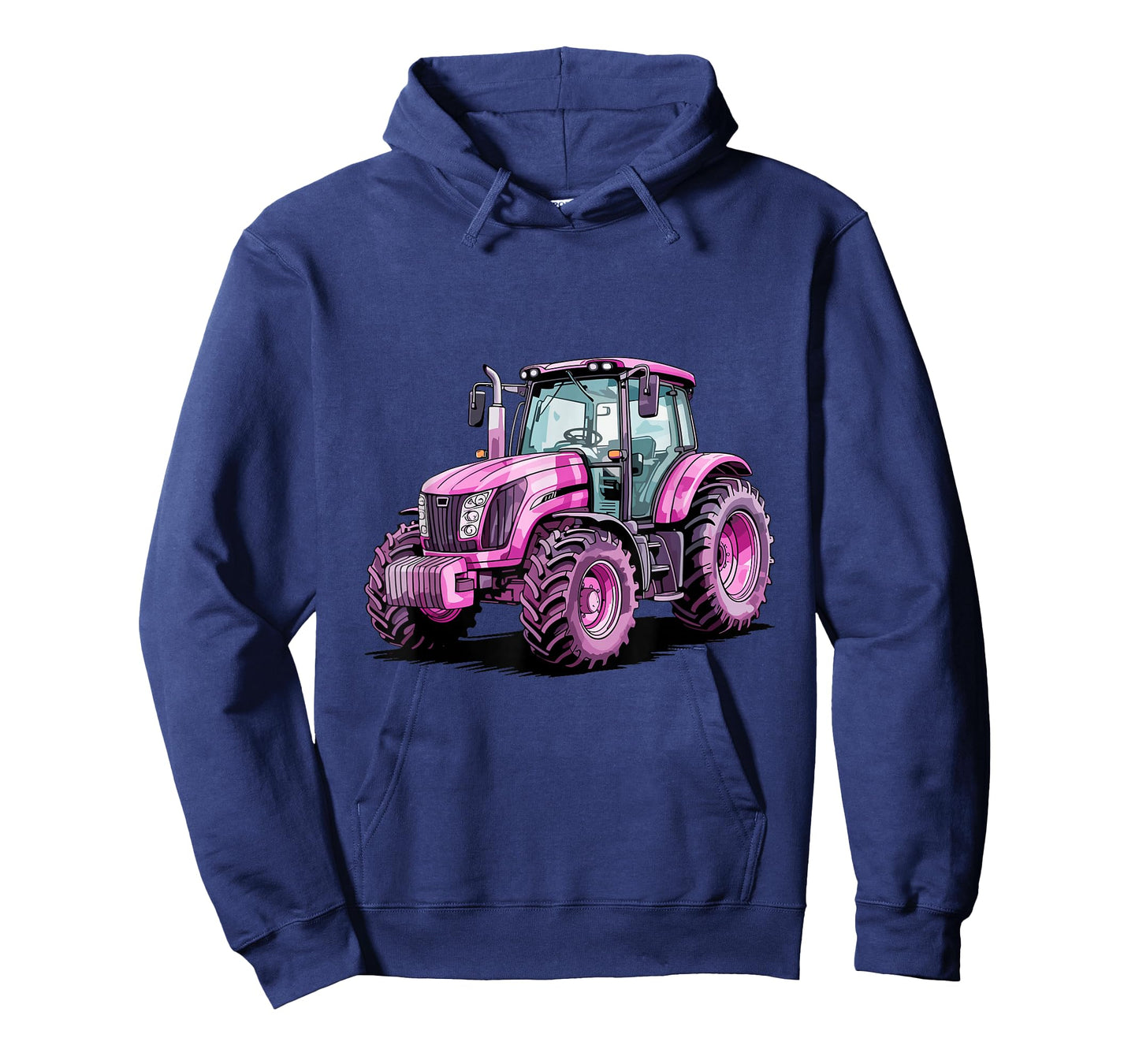 Watercolor Pink Tractor Farm Farmer Girl Women T-Shirt