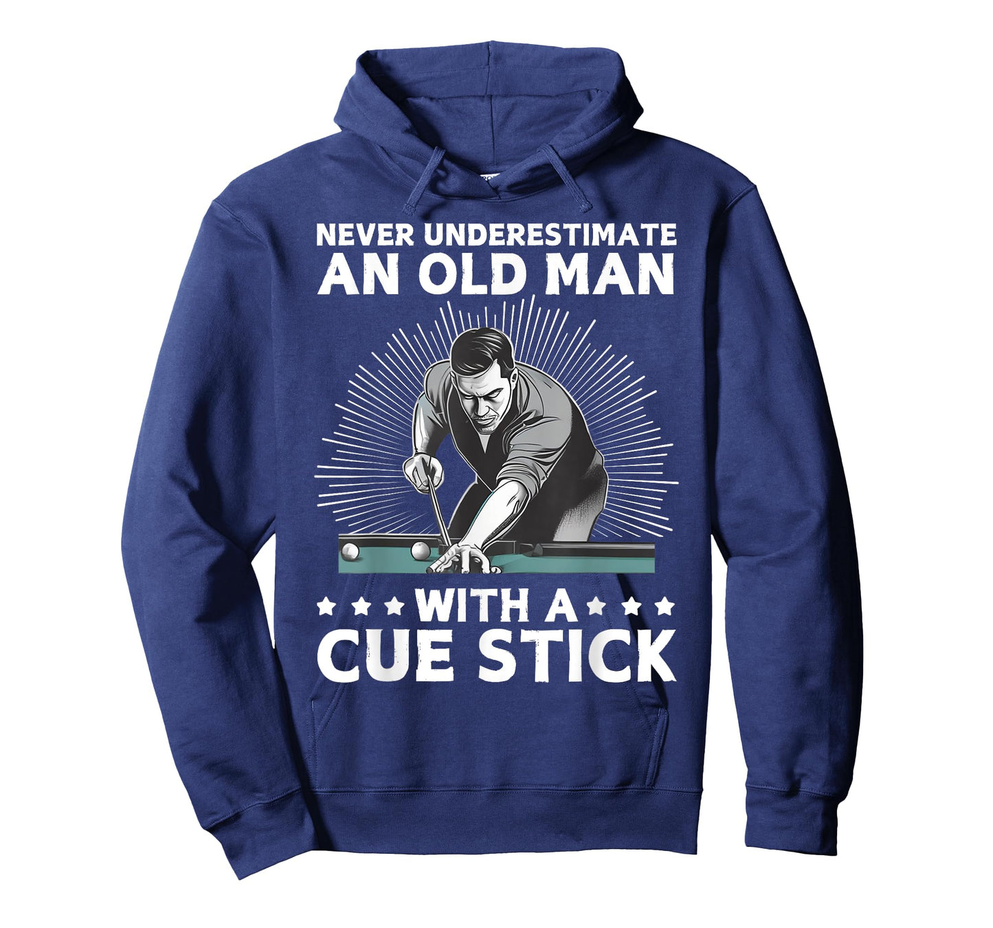 Best Pool Art For Men Grandpa Billiard Player Pool Lover T-Shirt