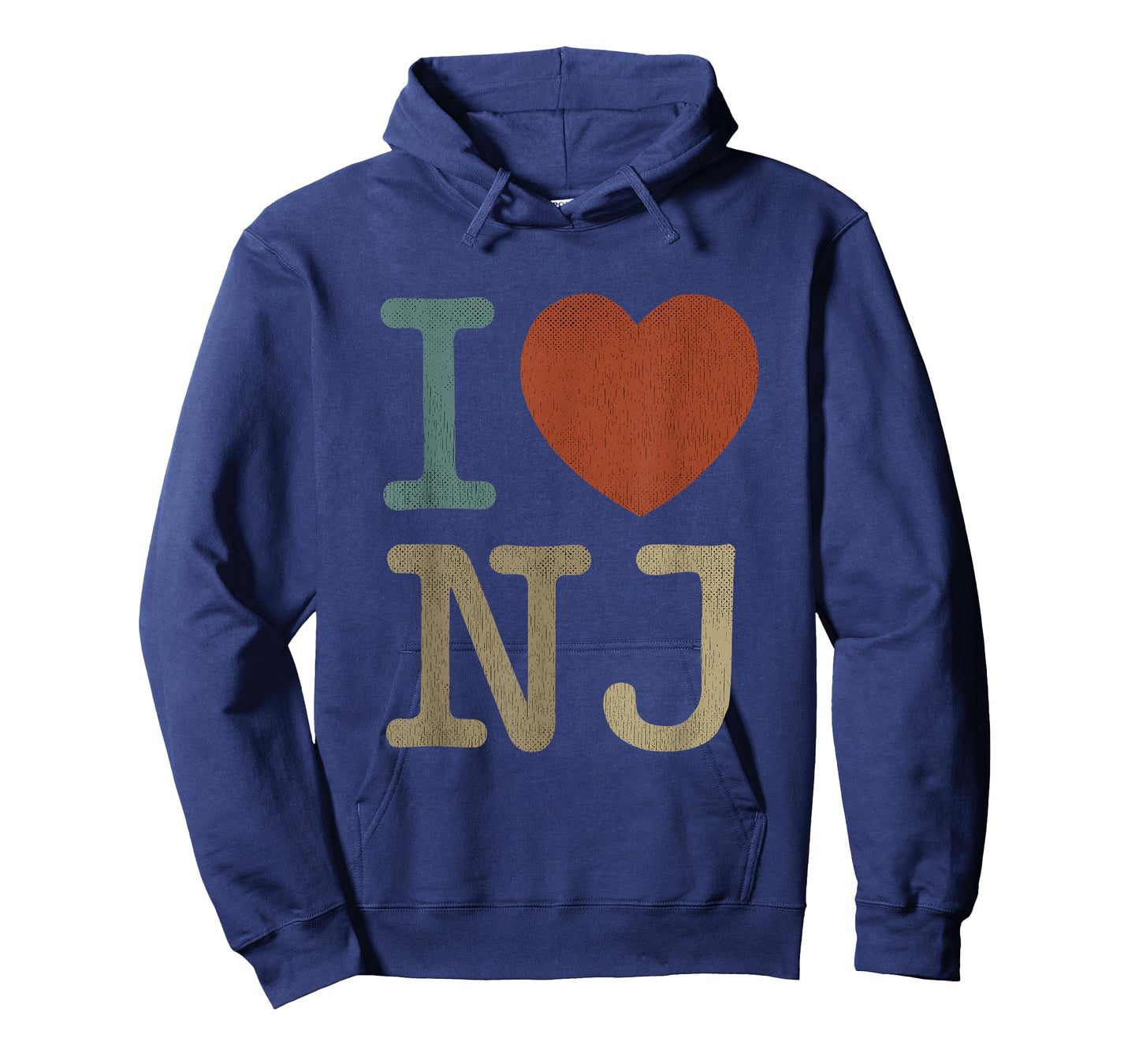 Retro I Love NJ Tshirt Souvenir I Heart New Jersey T-Shirt