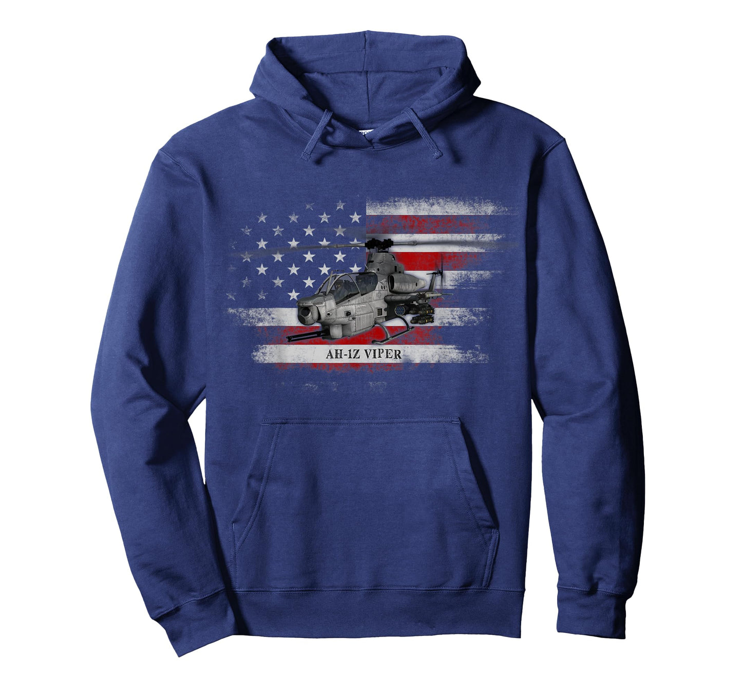 AH-1Z Viper Helicopter USA Flag Helicopter Pilot Gifts Mens T-Shirt