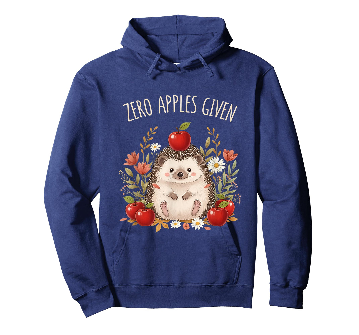 Zero Apples Given Hedgehog Mom Dad Kids Matching T-Shirt