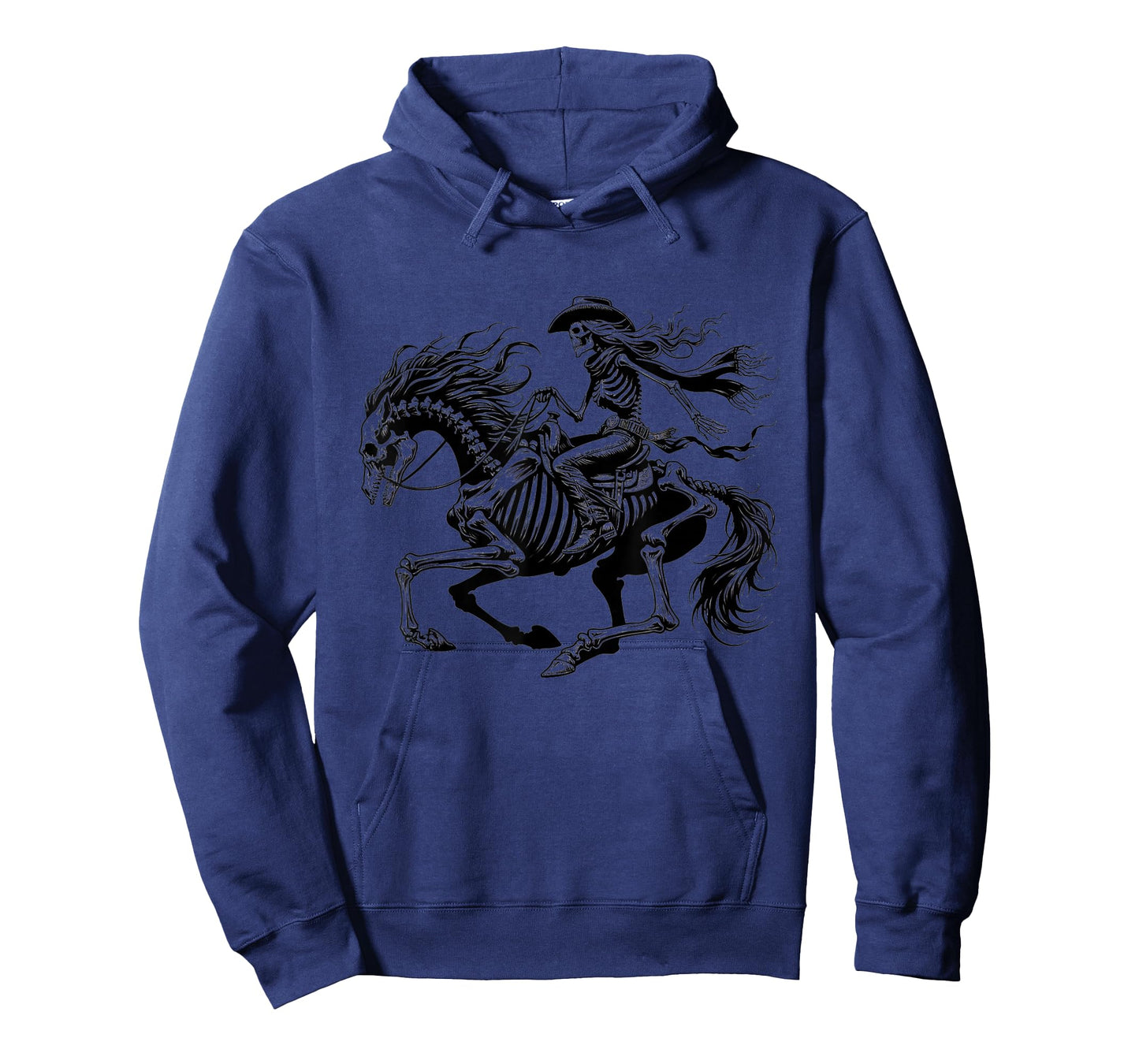 Rustic Skeleton Cowgirl Horse Rider Western Gothic Grunge T-Shirt