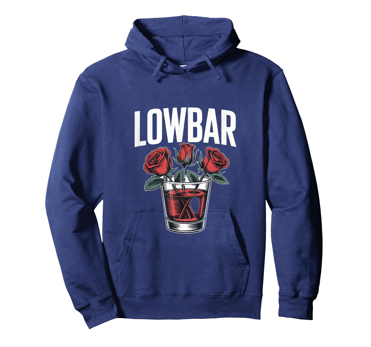 LOWBAR for Whiskey Lovers with Roses | Chill Vibes T-Shirt