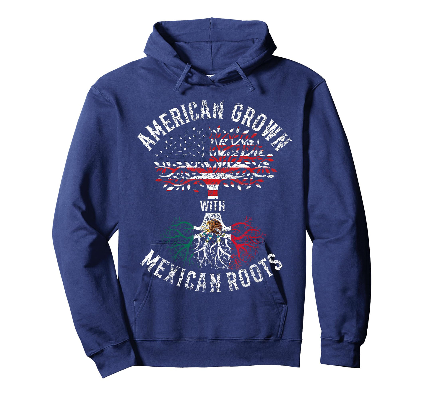 American Grown with Mexican Roots USA Mexico T-Shirt