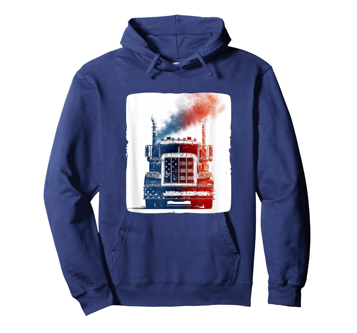 Nice Truck in US Colors for Patriotic Trucks Lovers T-Shirt