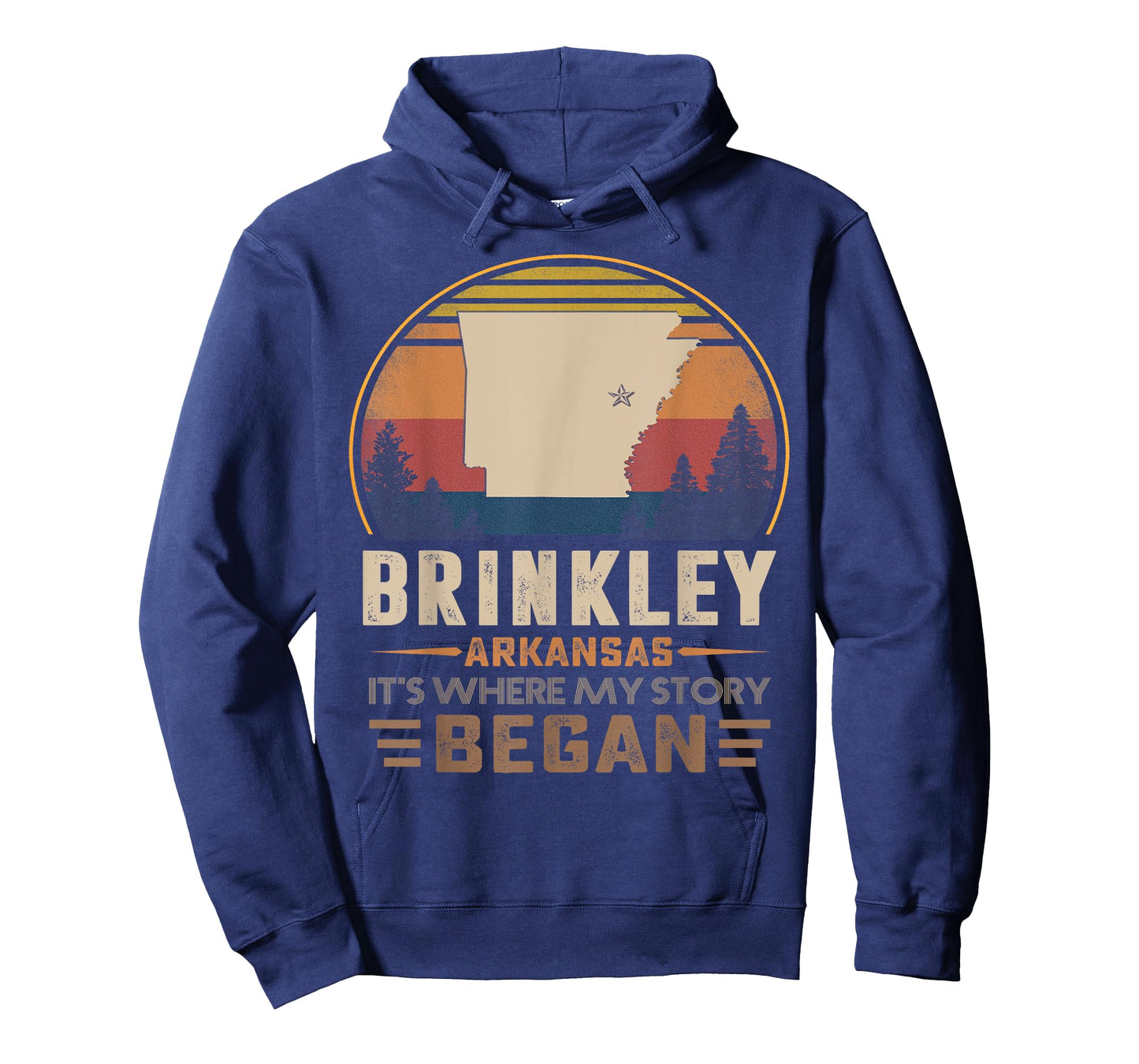 Vintage Brinkley Arkansas Hometown My Story Began T-Shirt