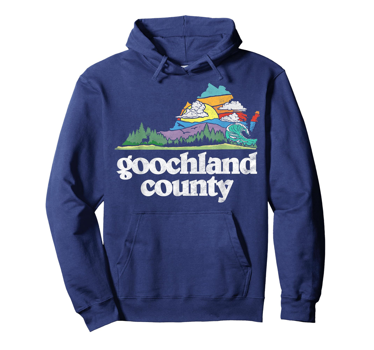 Goochland County Virginia Outdoors & Nature Lover Retro T-Shirt