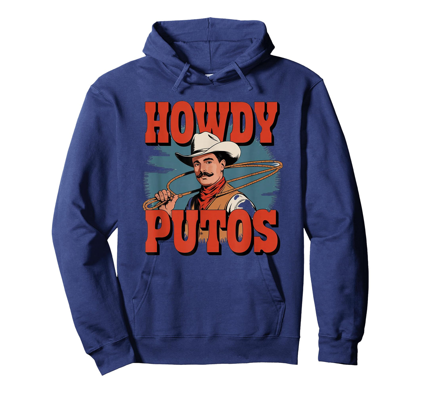 Howdy Putos Funny Retro Vintage T-Shirt