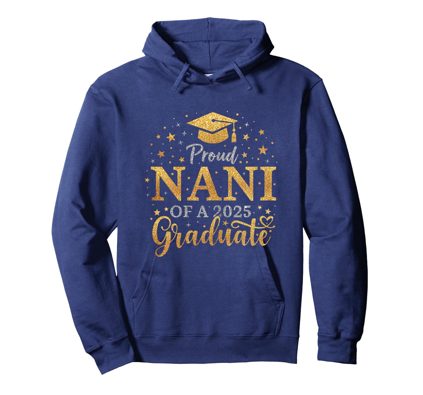 Funny Senior Proud Nani of a Class of 2025 Graduate T-Shirt