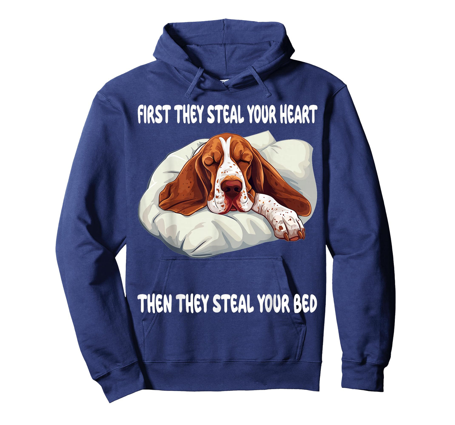 Basset Hound Sleeping Pajamas Nightgown T-Shirt