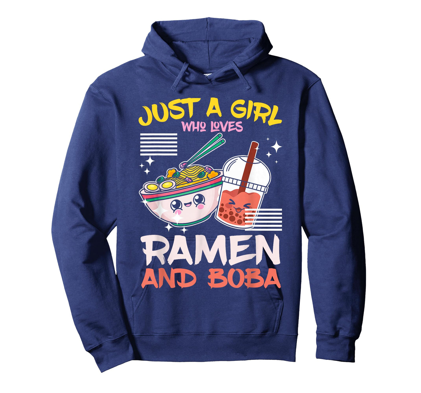 Just A Girl Who Loves Ramen And Boba Bubble Tea Japanese T-Shirt