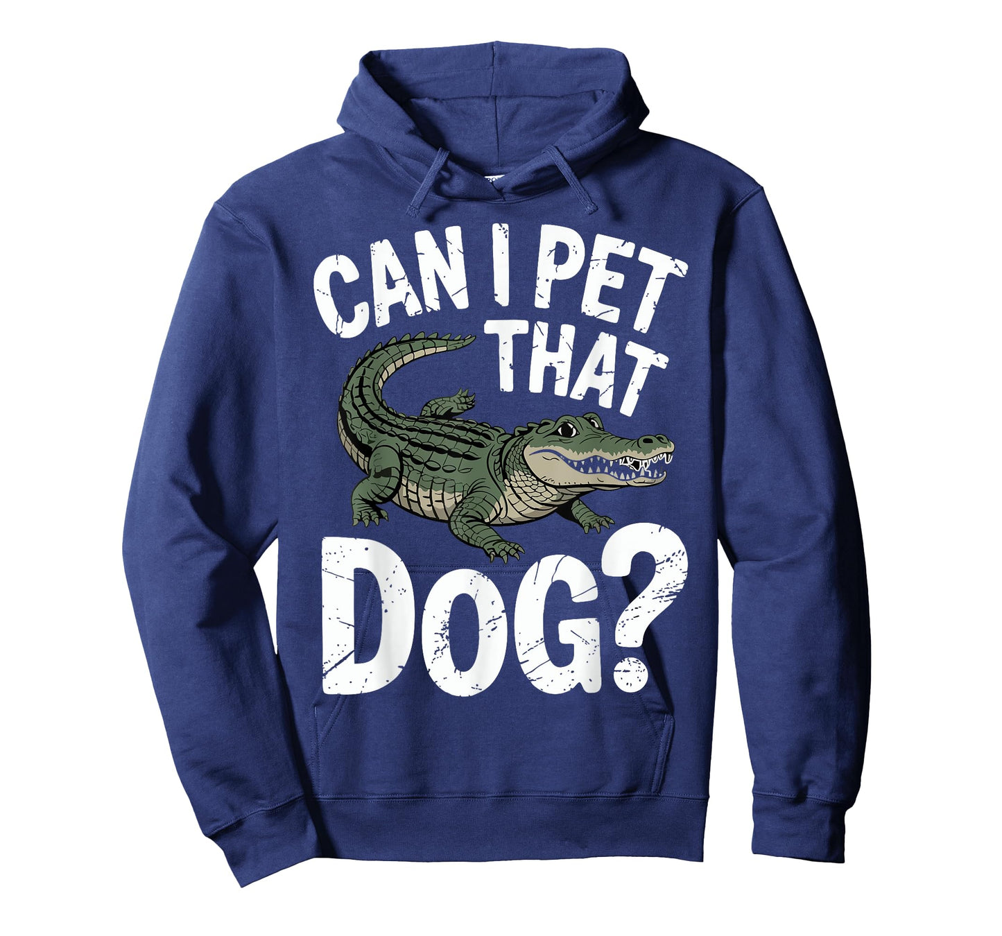 Funny Alligator Can I Pet That Dog Vintage Men Women Kids T-Shirt